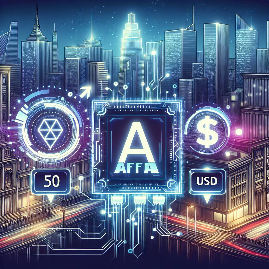 How can I convert 50 AFA to USD using digital currency platforms?