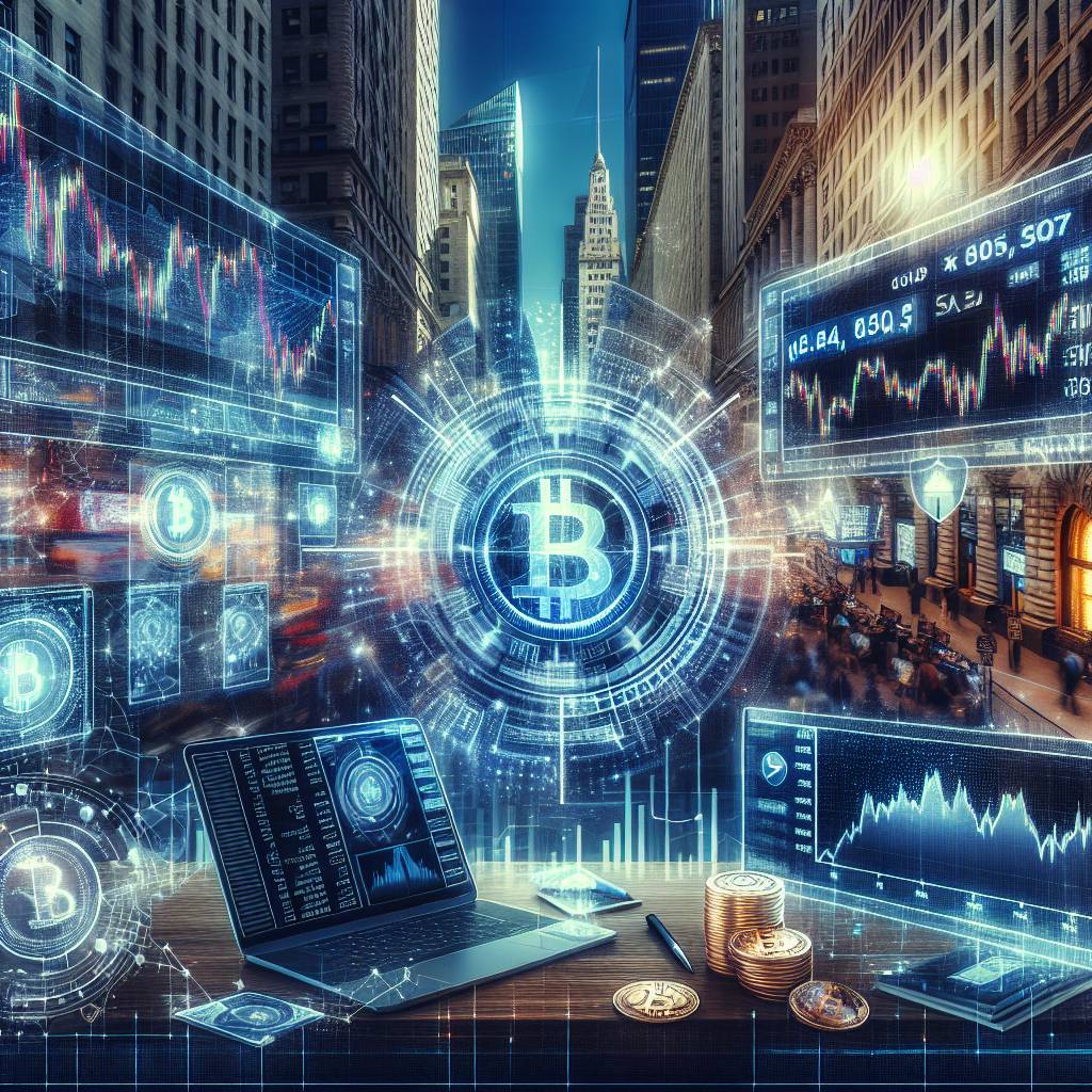 What is the correlation between the real-time DAX index and the price movements of popular cryptocurrencies?