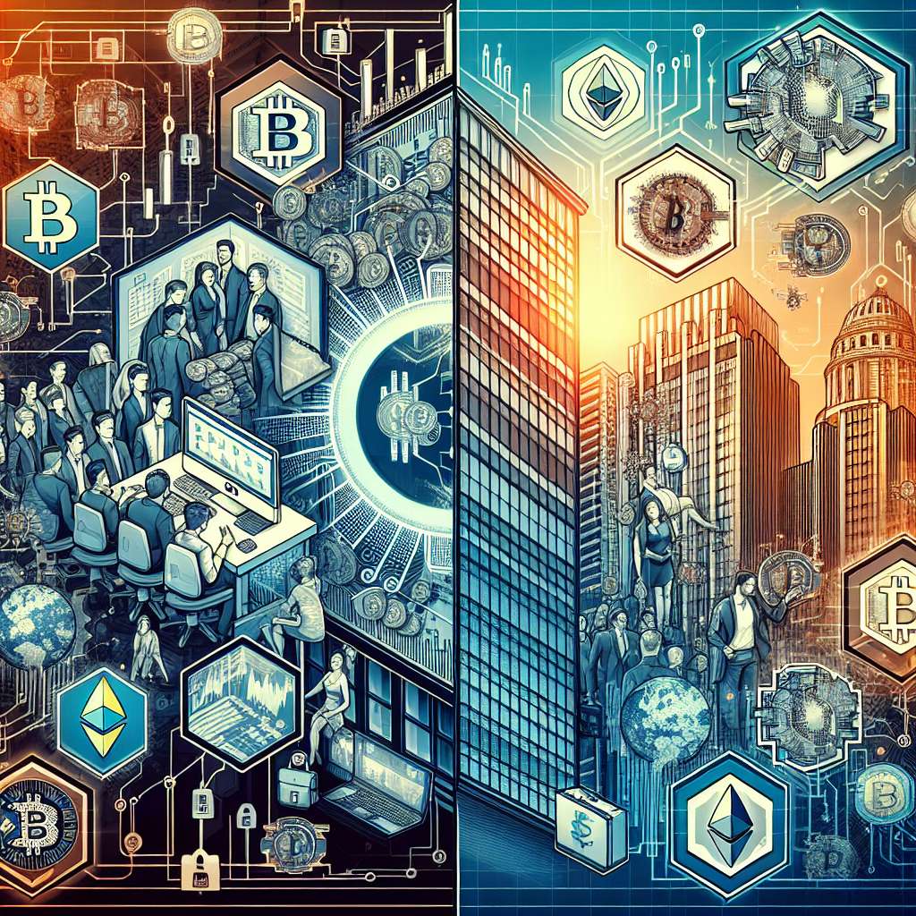 How do retail investors in the cryptocurrency industry differ from institutional investors?