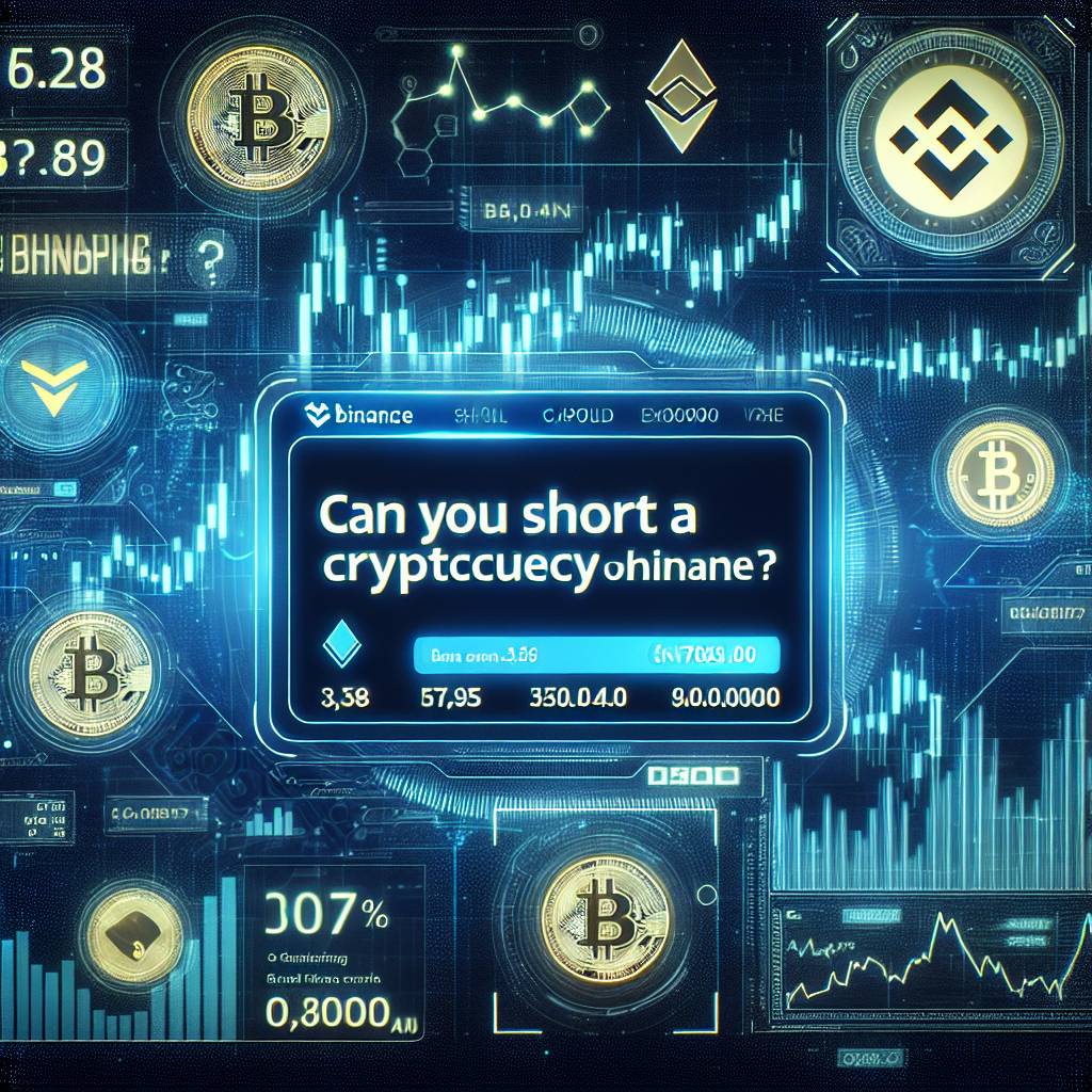 Can you provide a real-life example of short selling in the cryptocurrency industry?