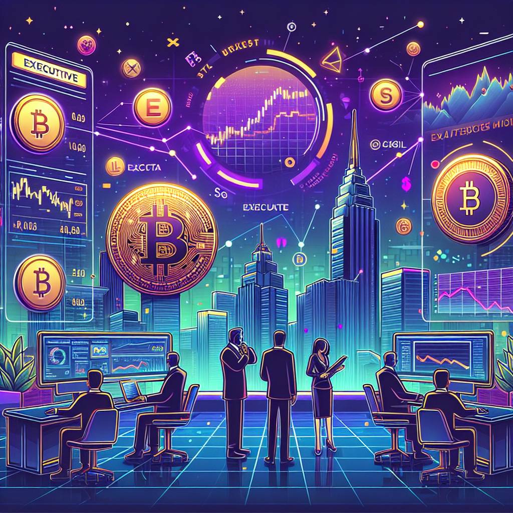 What are the executive options for investing in cryptocurrencies?