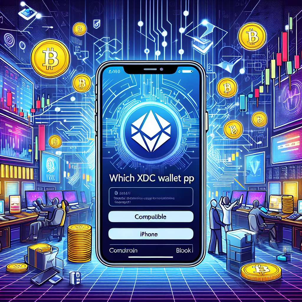 Which XDC wallet app is compatible with iPhones?