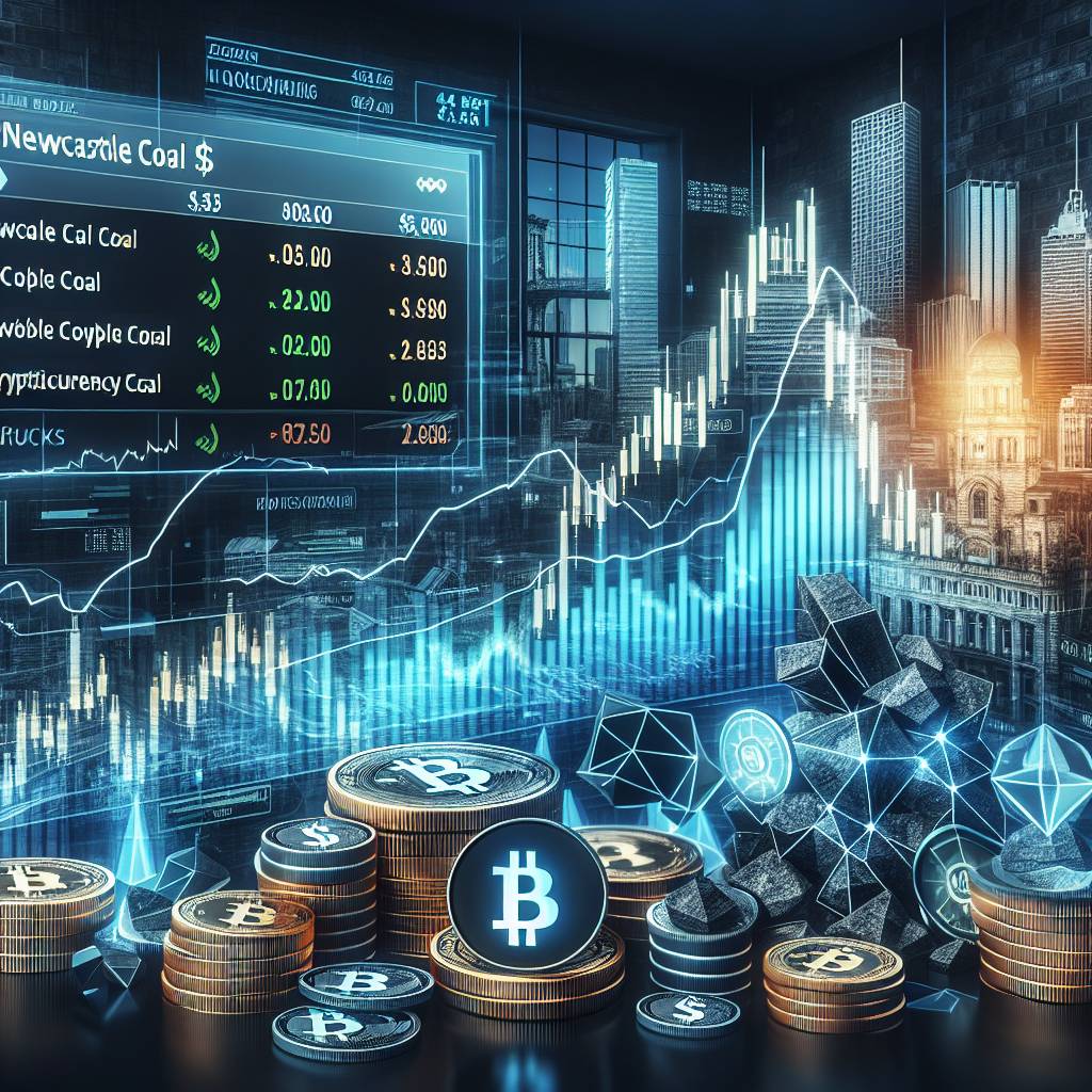 How can fluctuations in Newcastle coal prices impact the investment opportunities in the cryptocurrency market?