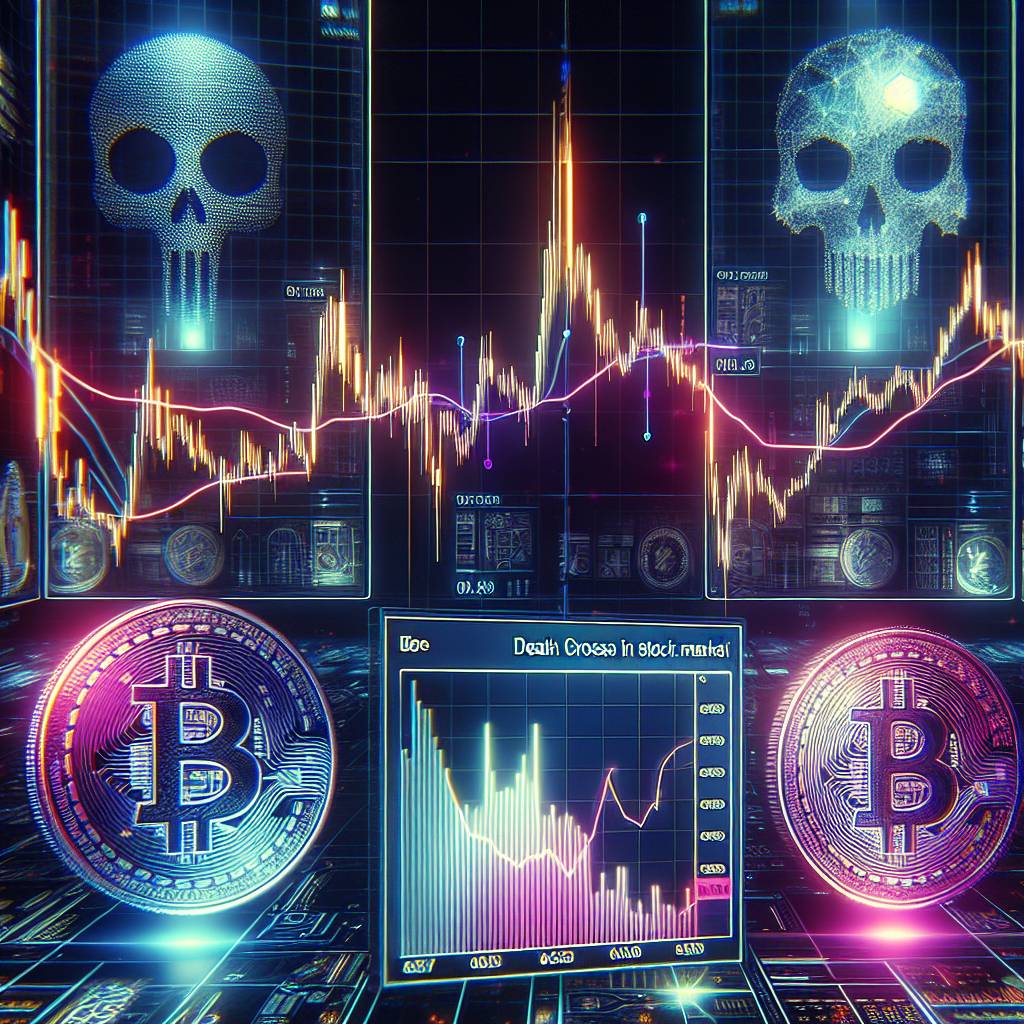 Are there any historical patterns or trends related to the occurrence of the death cross in cryptocurrencies?