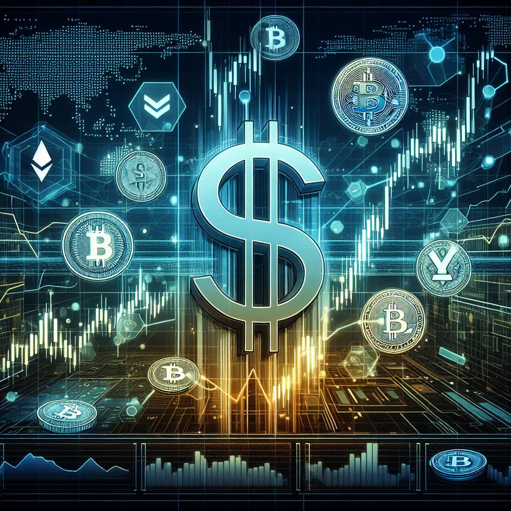 How does the U.S. dollar stock chart impact the value of cryptocurrencies?