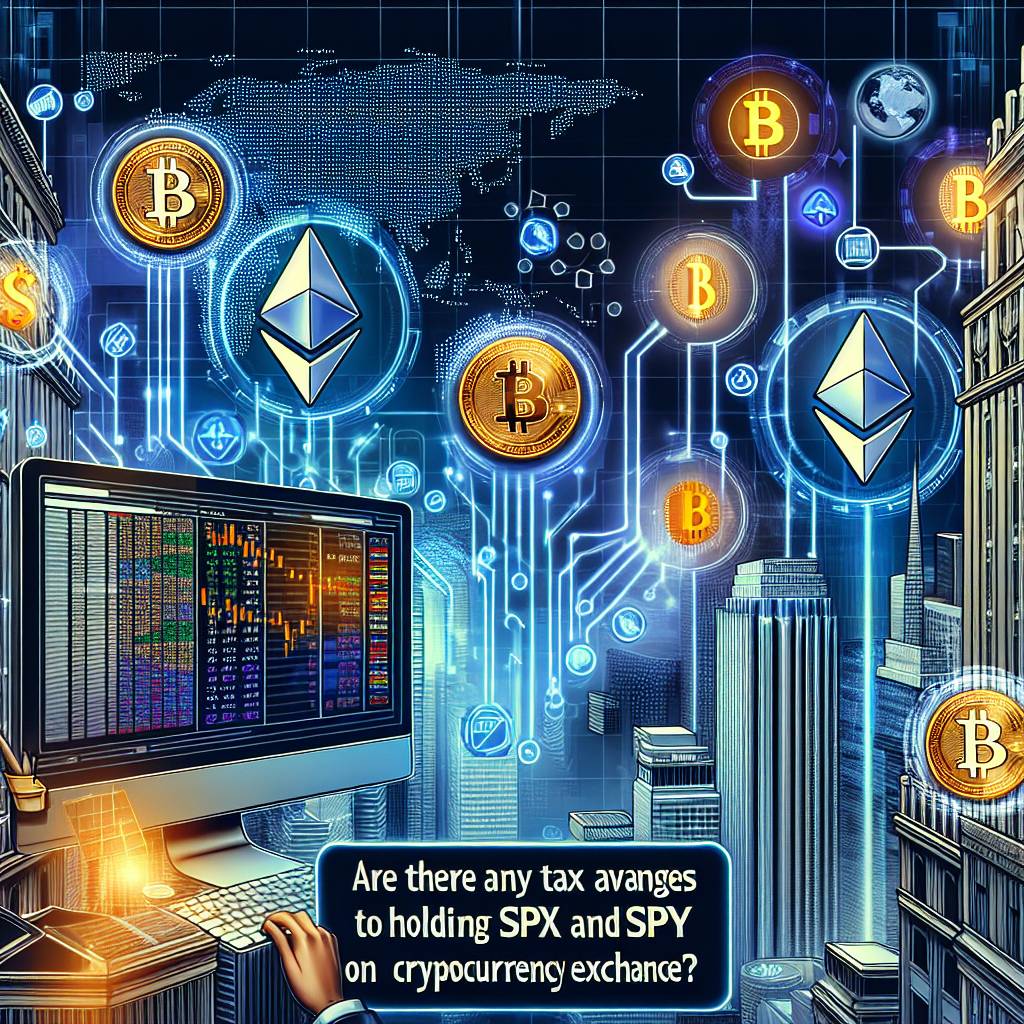 Are there any tax advantages to holding SPX and SPY on a cryptocurrency exchange?