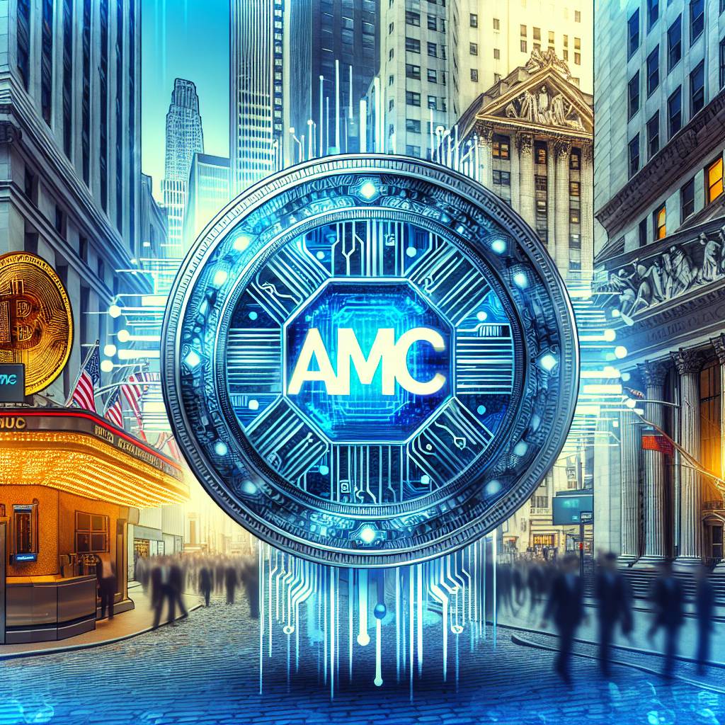 Are there any digital currency-backed investment products related to AMC stocks?