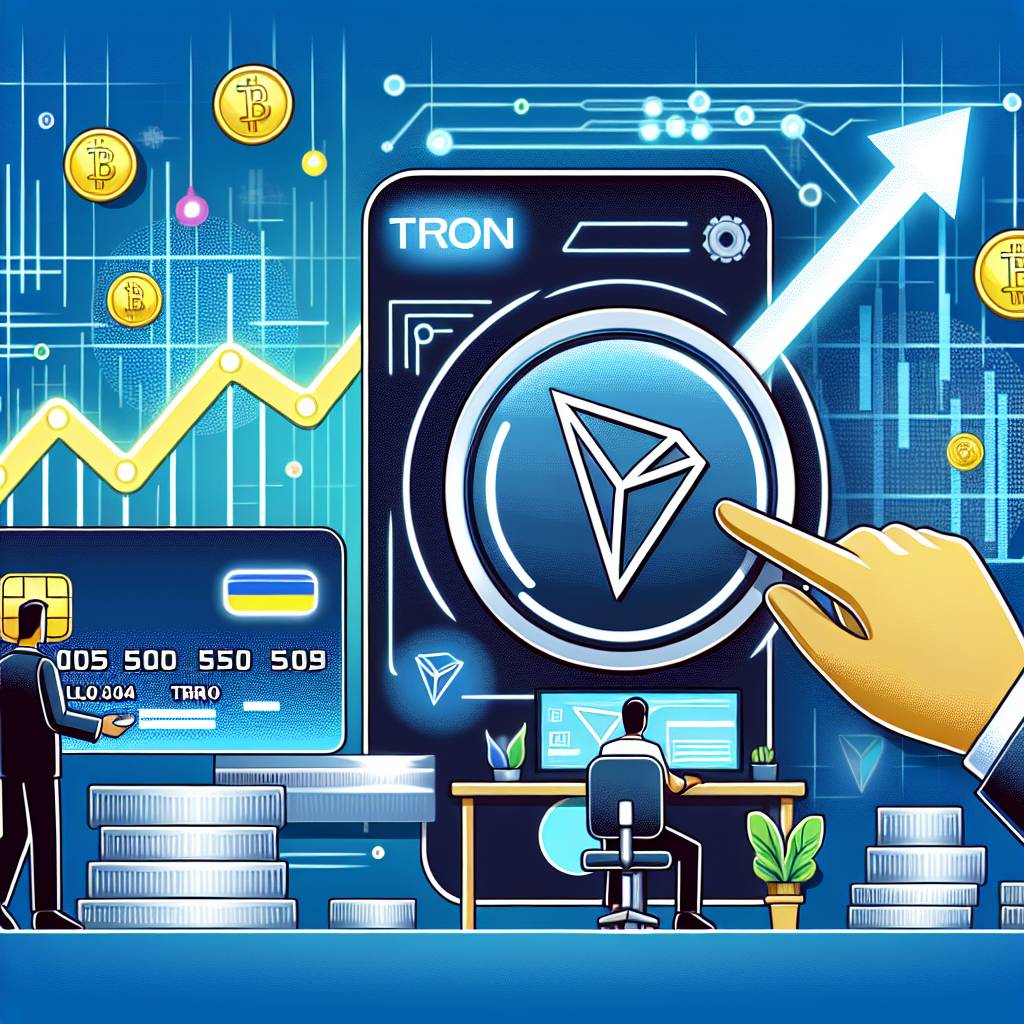 What are the steps to buy Tron coins using a credit card?