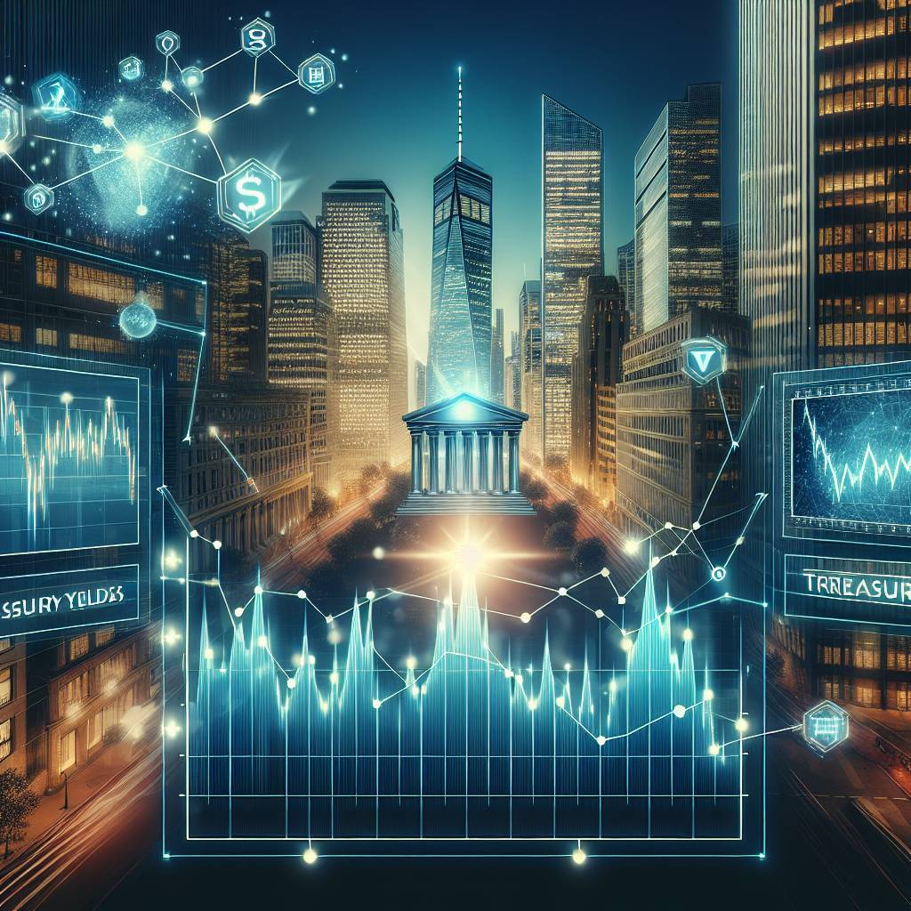 Are there any correlations between the 3 year treasury yield and the performance of cryptocurrencies?