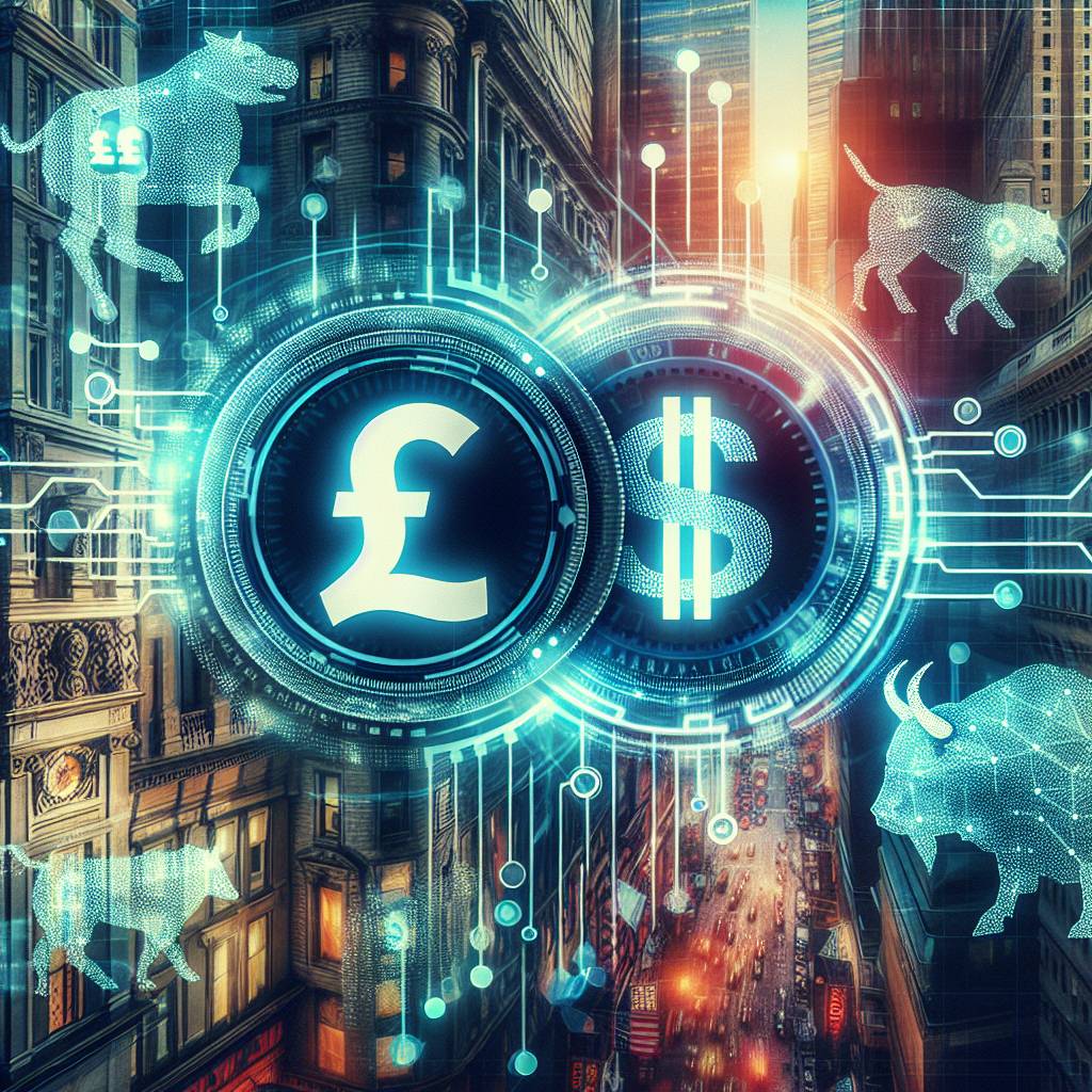 Which cryptocurrencies can I use to exchange British pounds for US dollars?