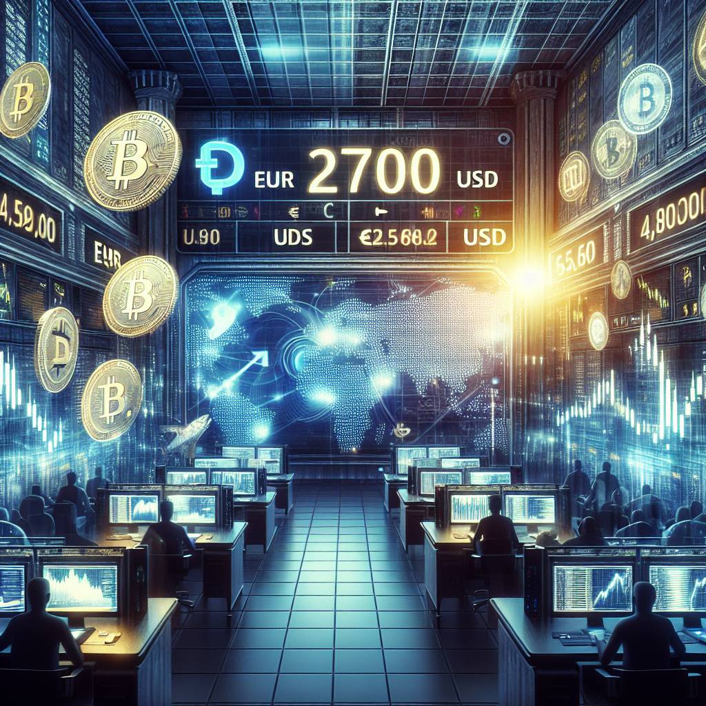 Which cryptocurrency platforms offer the best rates for converting 2700 EUR to USD?