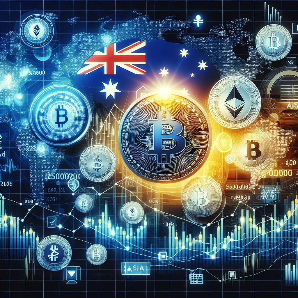 What is the current exchange rate between Australia's currency and popular cryptocurrencies?