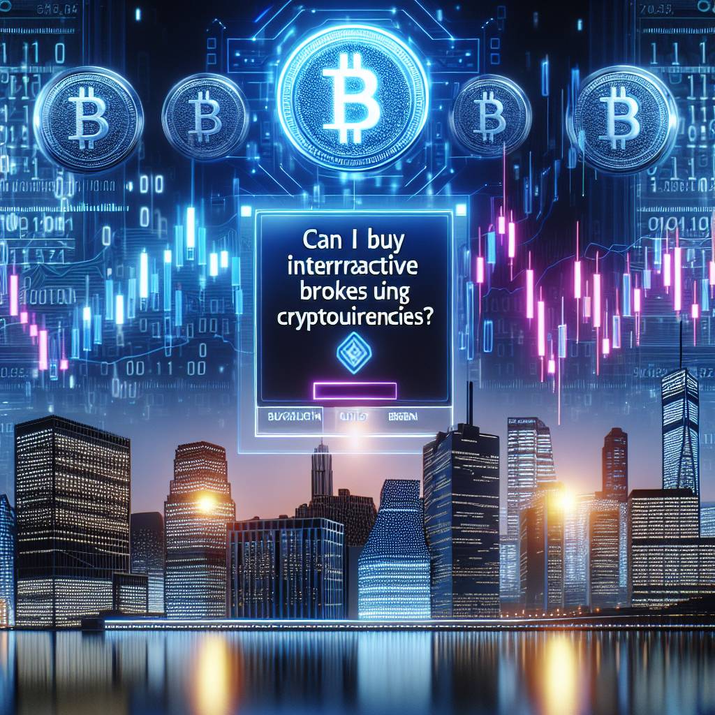 How can I buy ib interactive brokers with cryptocurrency?