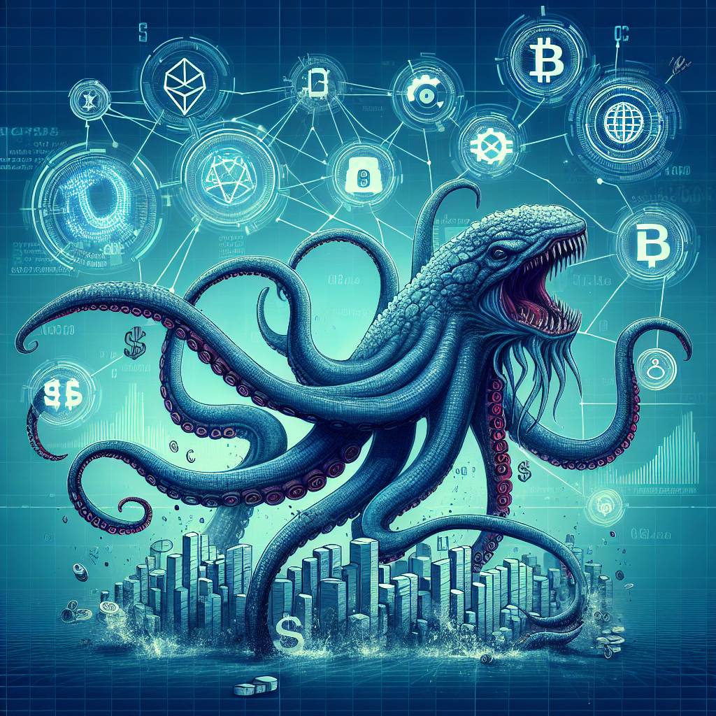 Can the picture of a kraken be used as a visual representation for blockchain technology?