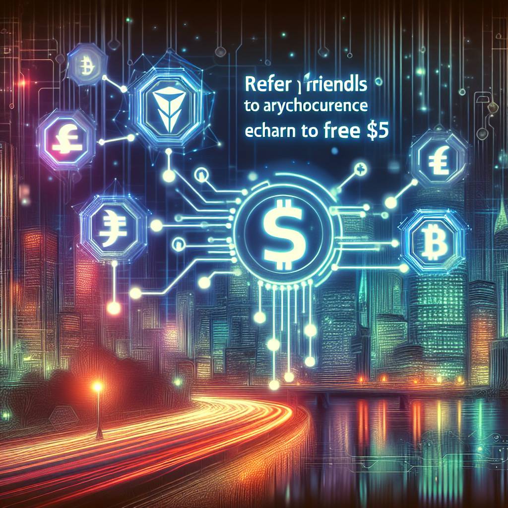 How can I refer friends to earn digital currency through a bank program?