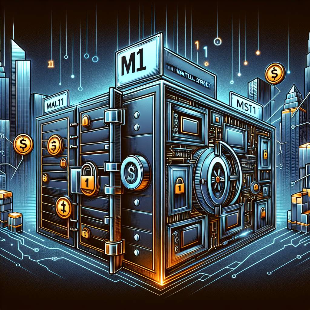 How does M1 compare to Fidelity in terms of security features for storing digital assets?
