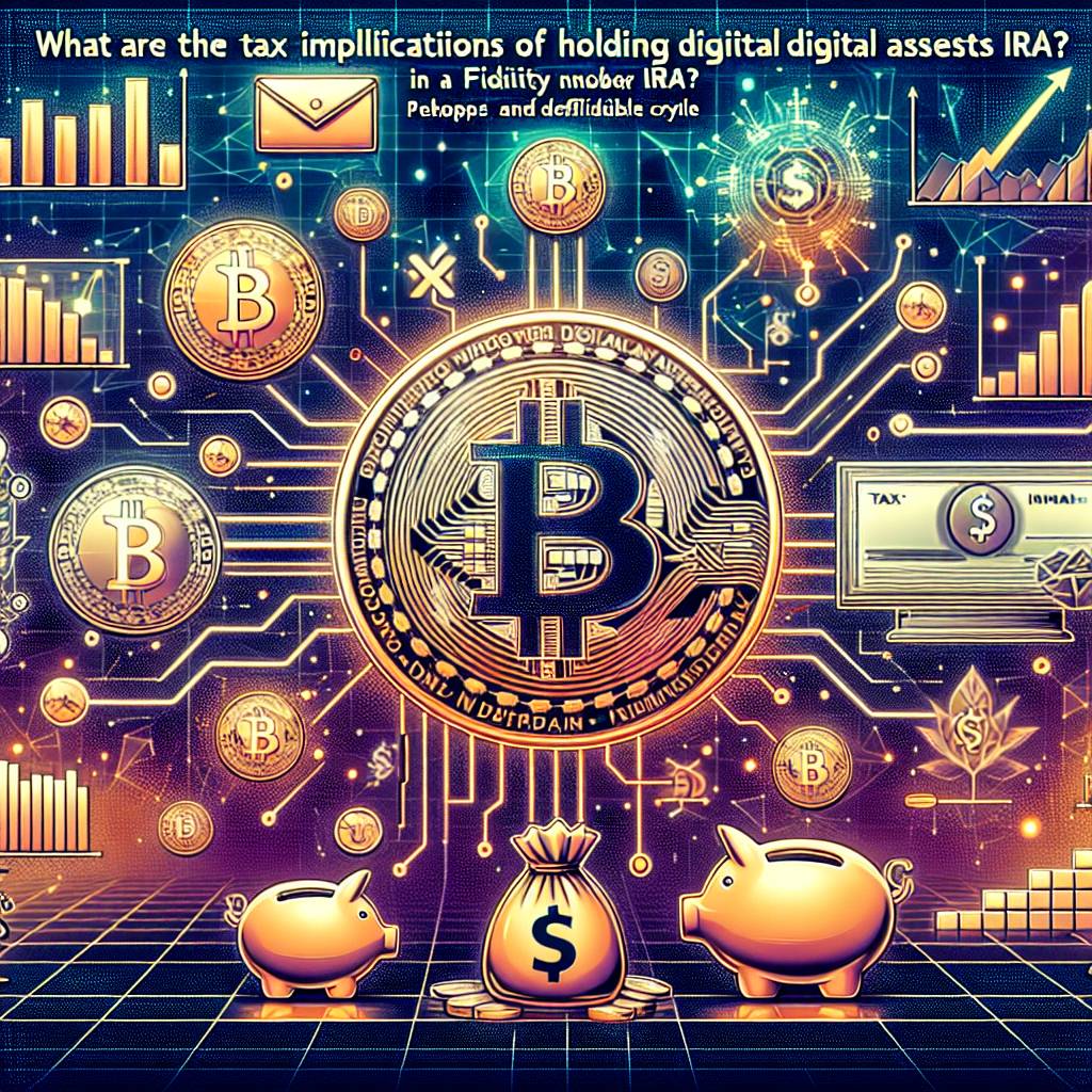 What are the tax implications of holding digital assets in a crypto IRA account?