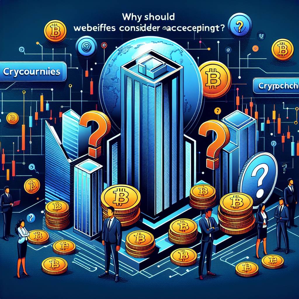 Why should Johnson Controls website consider accepting cryptocurrencies?