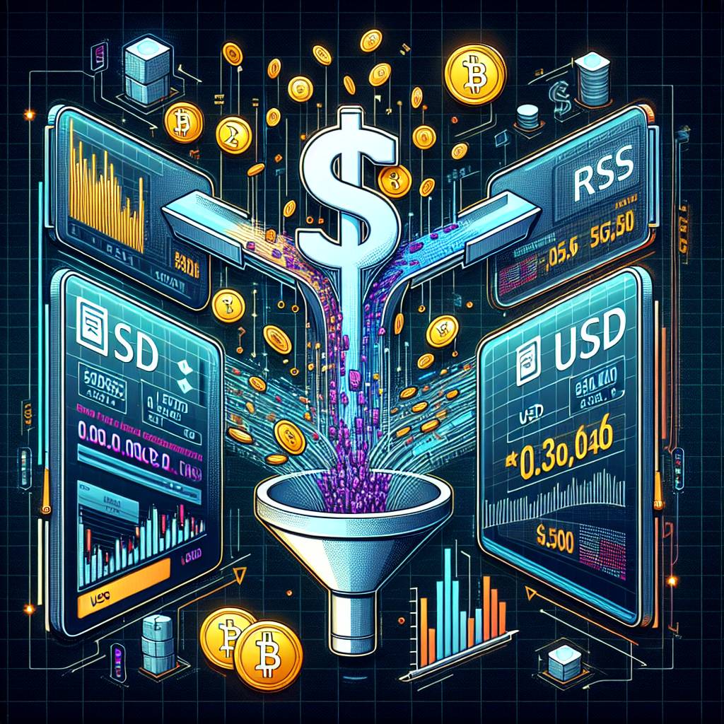 How can I convert USD to R using digital currencies?