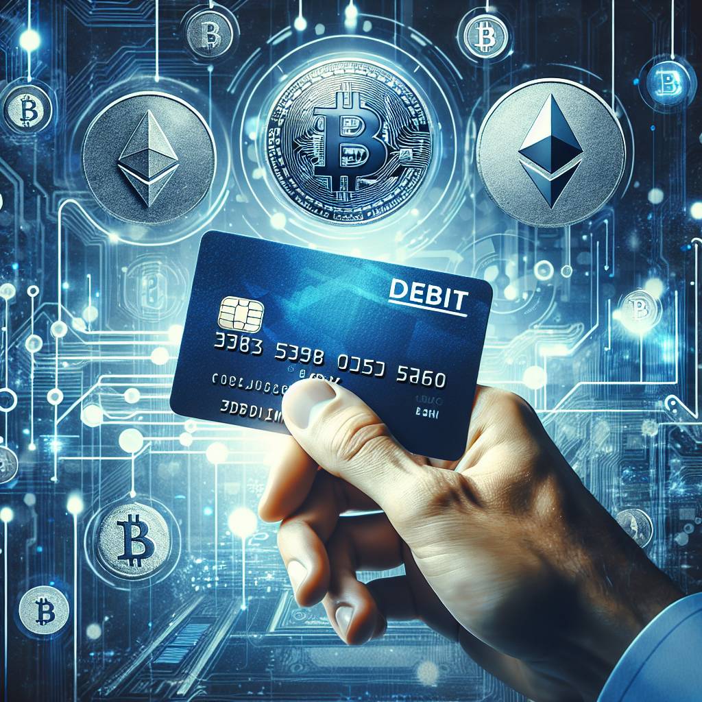 How can I change my debit card for cryptocurrency transactions?