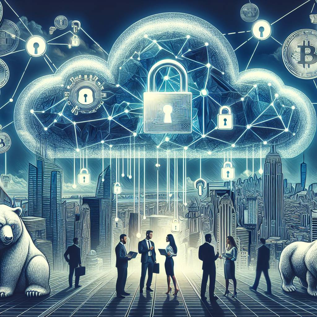 How can cloud services help secure cryptocurrency transactions?