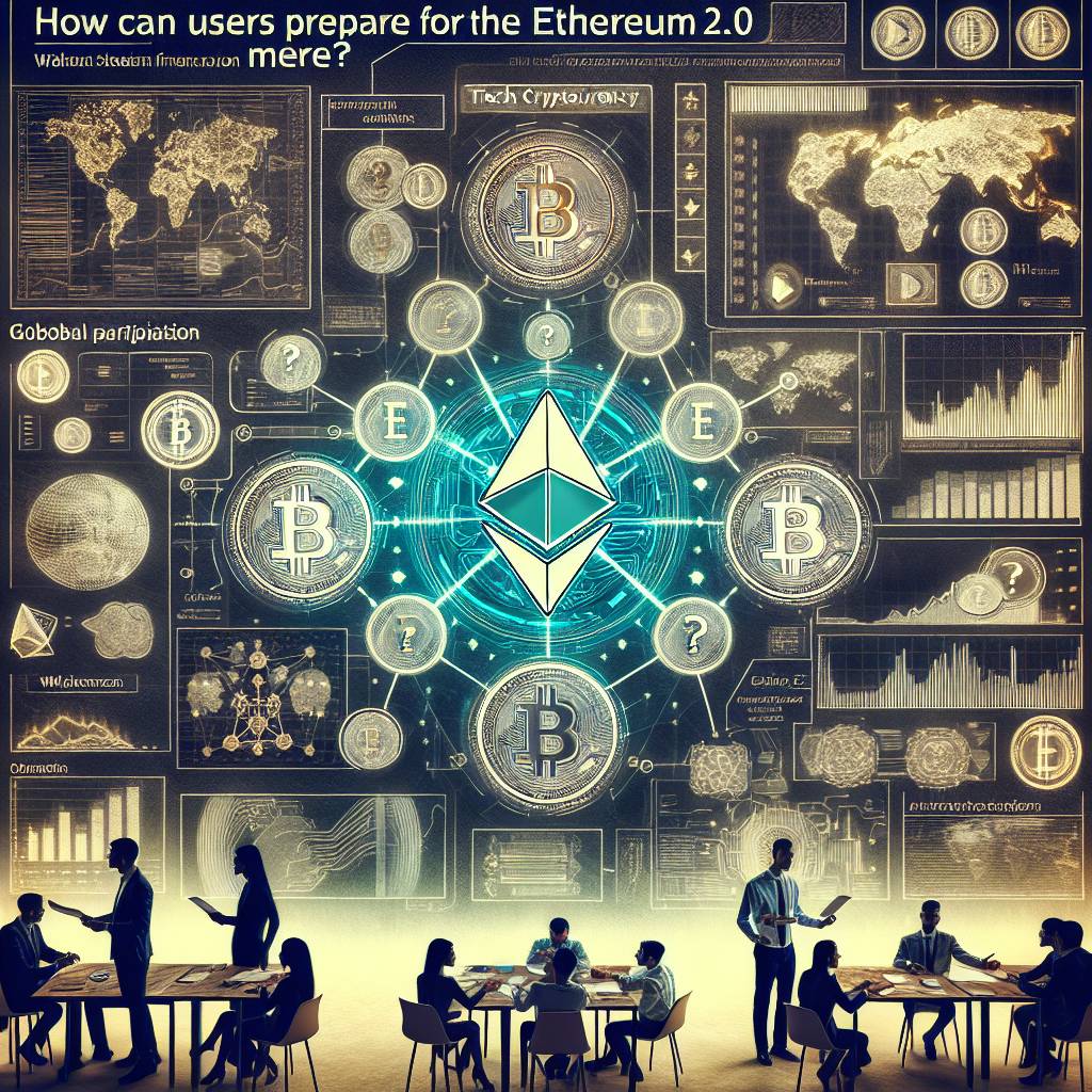 How can users prepare for the Ethereum 2.0 merge?