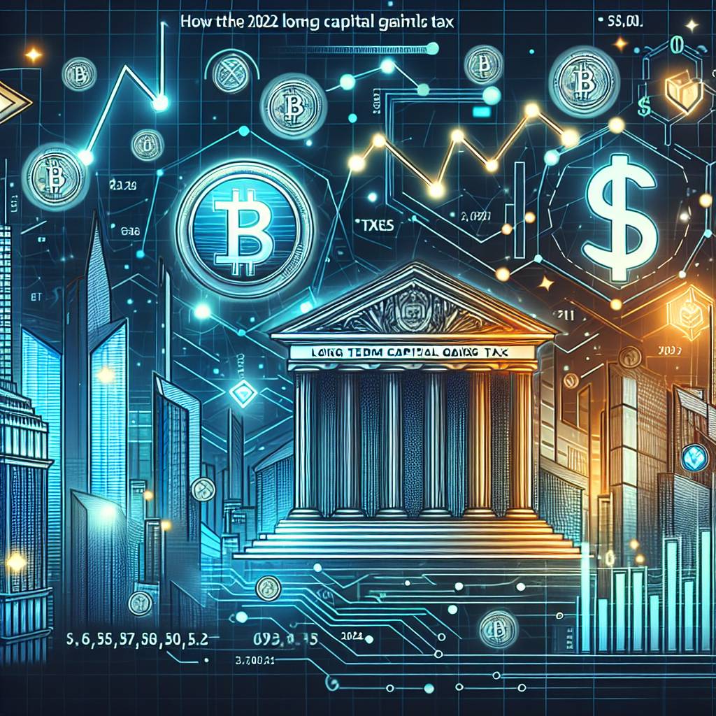 How does the long-term capital gains tax apply to cryptocurrency investments in 2022?