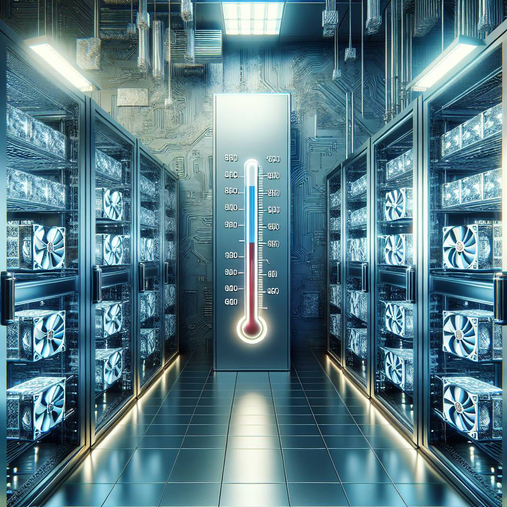 What is the safe temperature for a GPU in cryptocurrency mining?