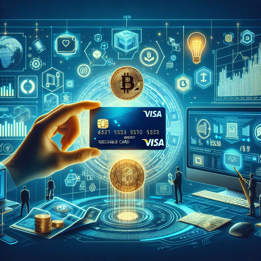 How can I use rechargeable visa cards to invest in digital currencies?