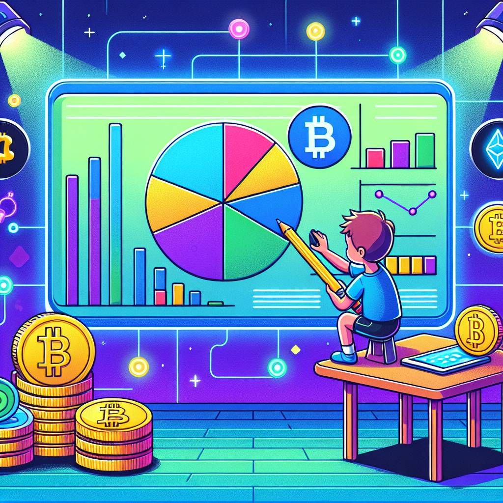 What are some charts or graphs that show the growth potential of investing in digital currencies at a young age?