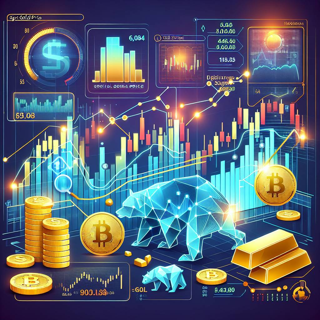 How does the spot gold price chart affect the value of digital currencies?