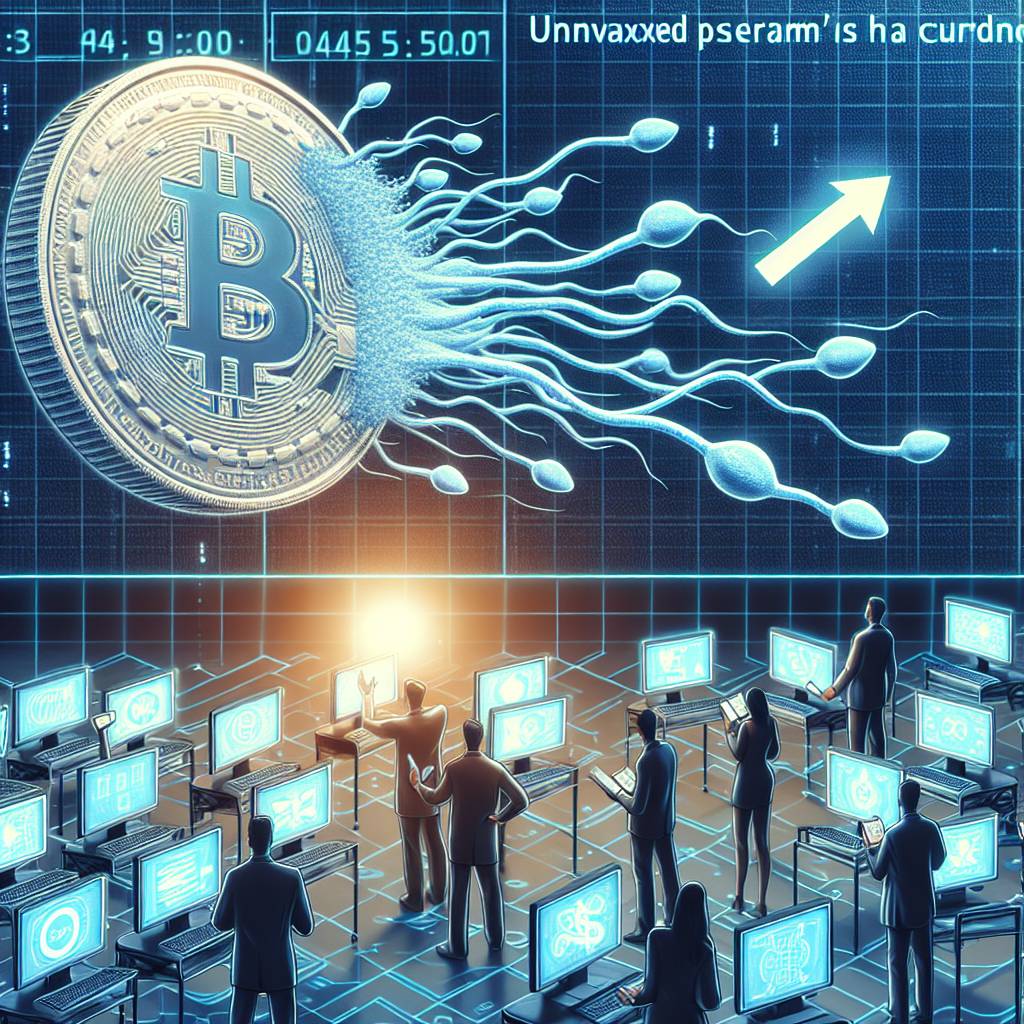 How can unvaxxed sperm be used as a secure and decentralized payment method in the digital currency industry?