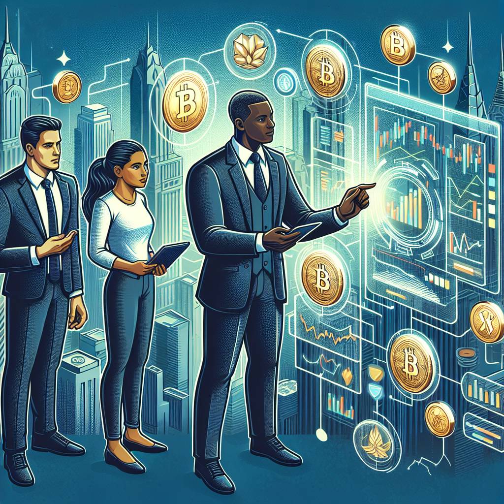 How does a registered investment manager help individuals invest in digital currencies?