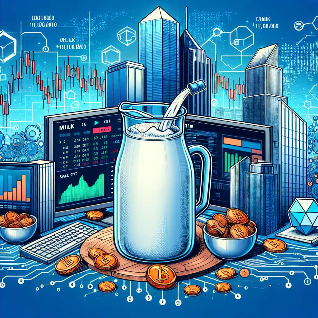 How can I use cryptocurrency to purchase transparent milk?