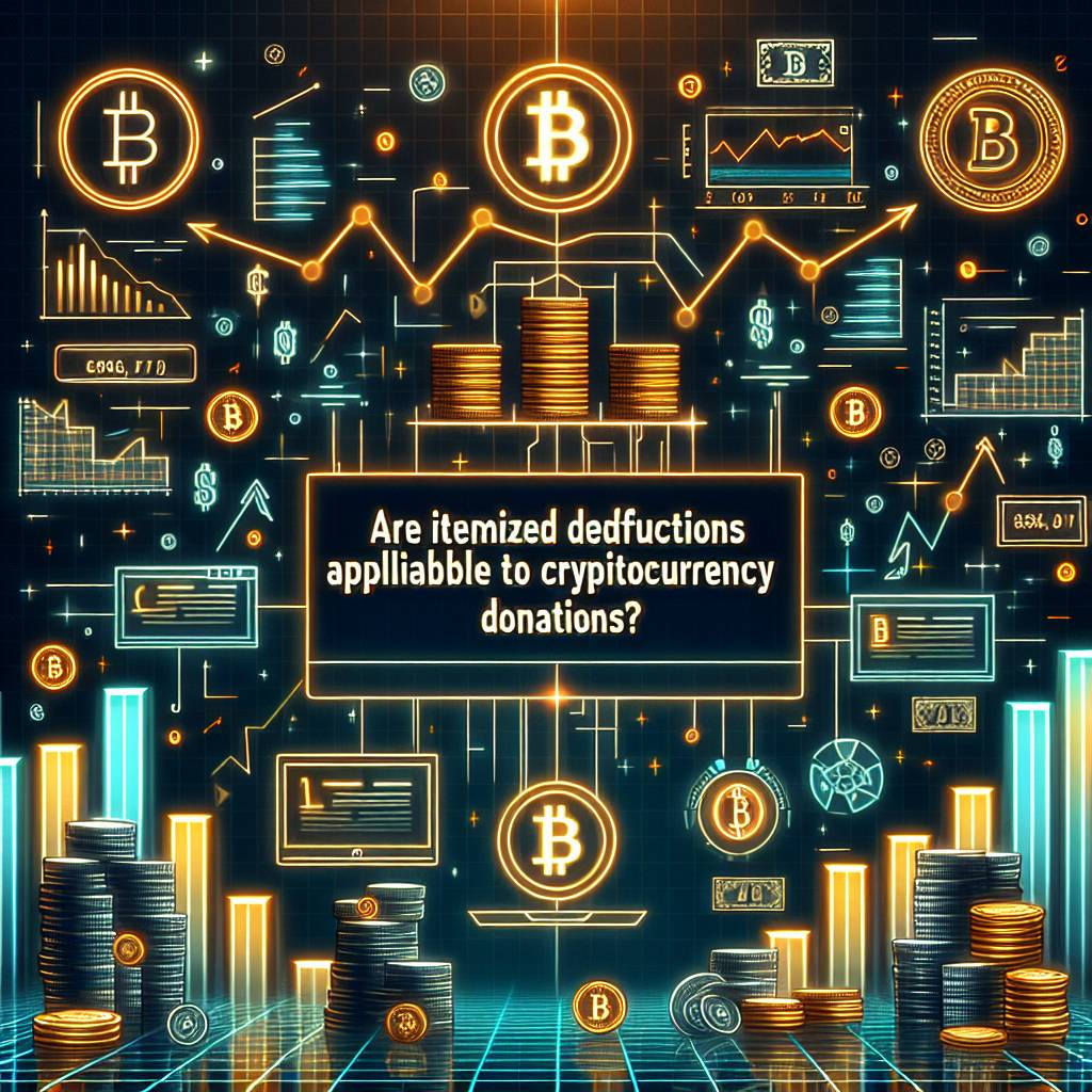 Are itemized deductions applicable to cryptocurrency donations?