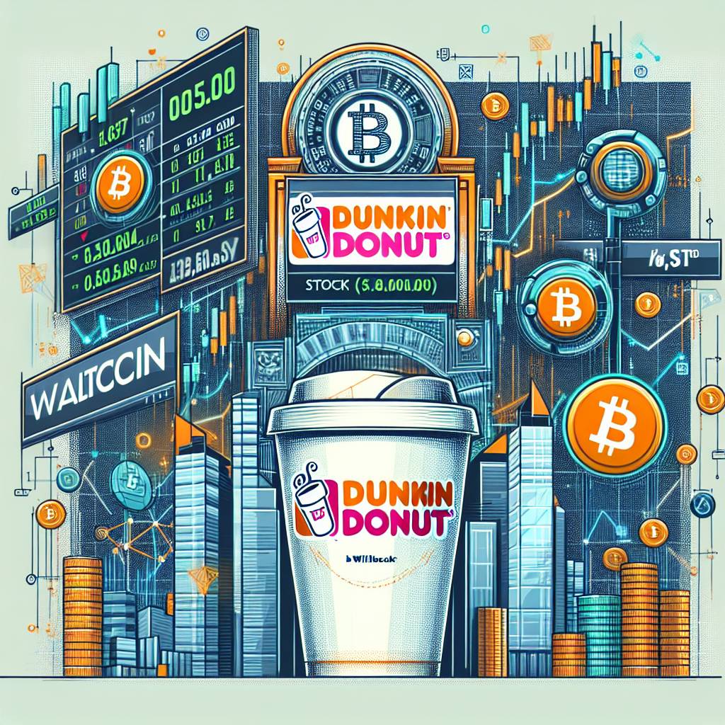What is the current price of Dunkin Donut stock in Bitcoin?