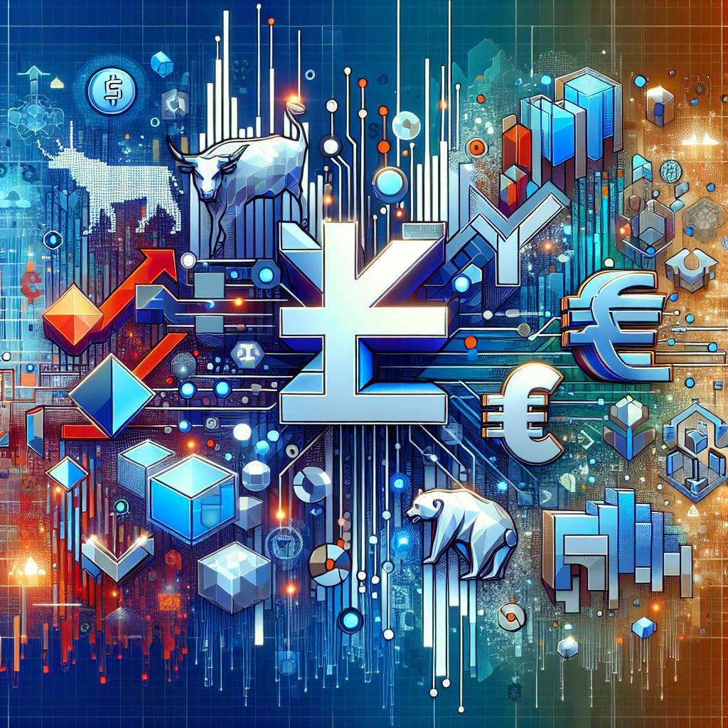 How can I use symmetrical triangles to predict price movements in digital currencies?