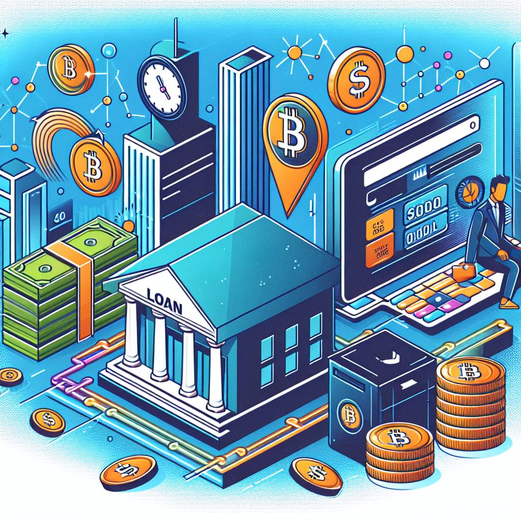 How can I use a loan to invest in cryptocurrencies?