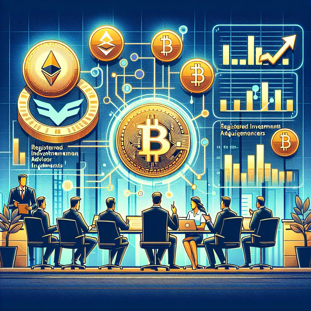 What are the registered investment advisor requirements for cryptocurrency investments?