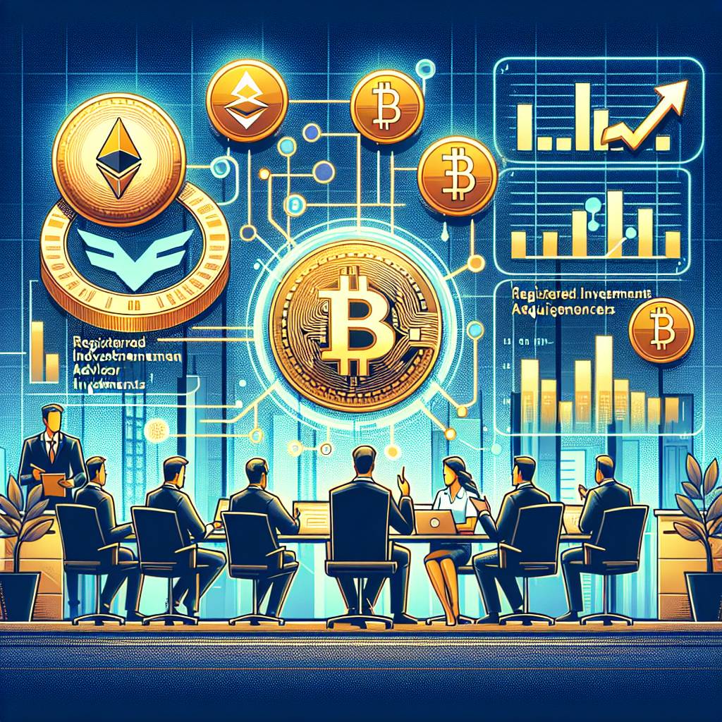 What are the requirements for becoming a registered investment advisor for cryptocurrency investments?