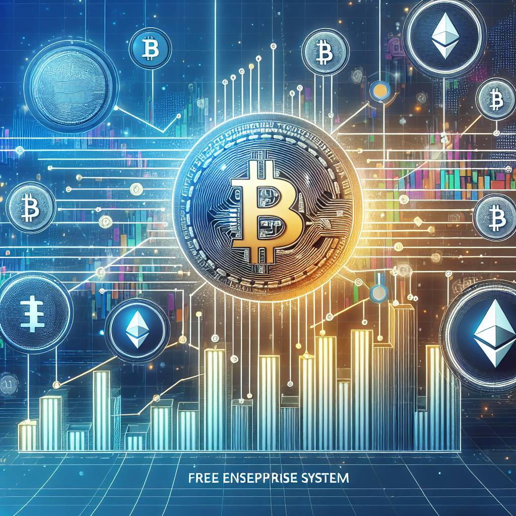 Can you provide any real-life examples of the free enterprise system benefiting the cryptocurrency market?