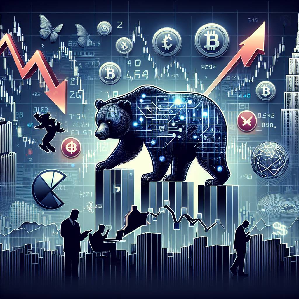 What are the potential implications of bearish chart patterns on the price of cryptocurrencies?