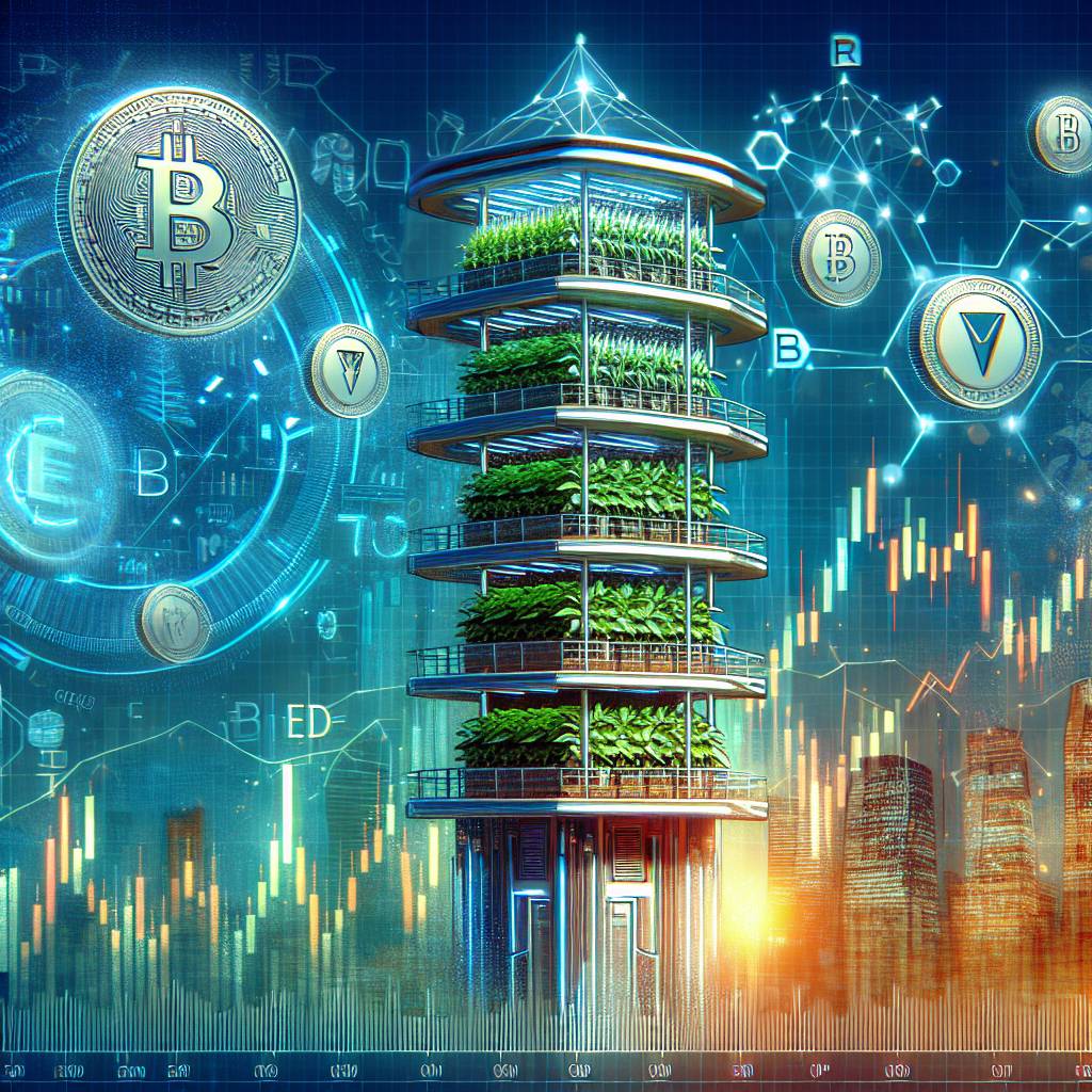 How can I invest in vertical farming stocks using digital currencies?