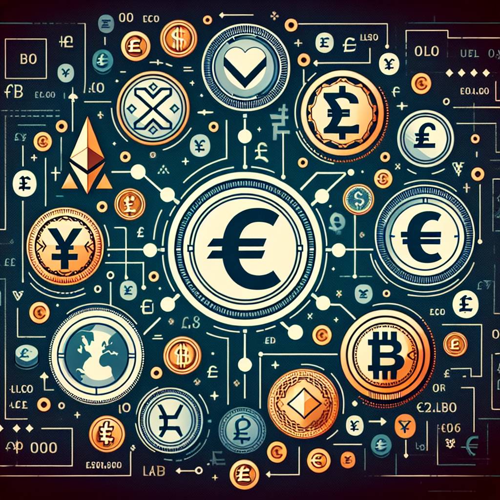 What were the European currencies before the euro and how did they impact the cryptocurrency market?