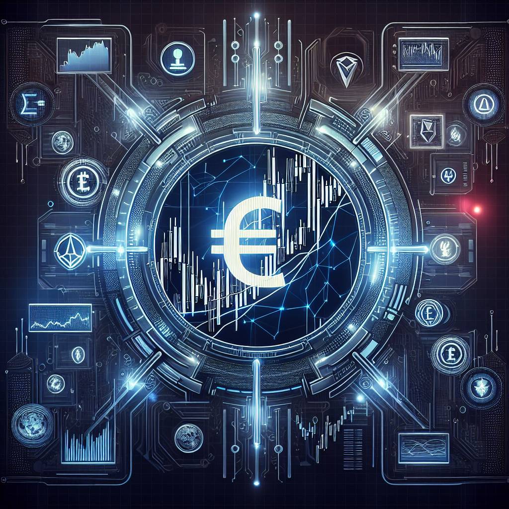 How can I use the EUR/USD forex pair to predict cryptocurrency price movements?