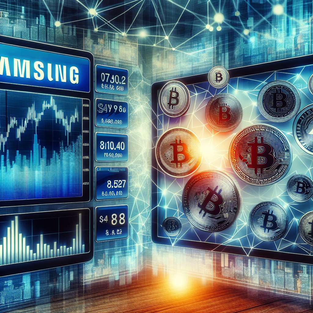 Is it possible to trade Samsung stock for cryptocurrencies?