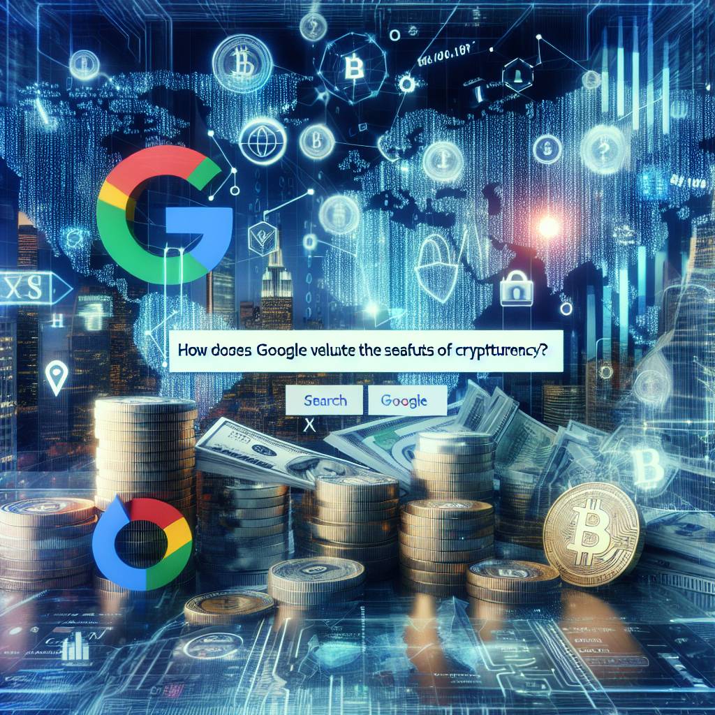 How does Google's ranking algorithm affect the visibility and adoption of new cryptocurrencies?