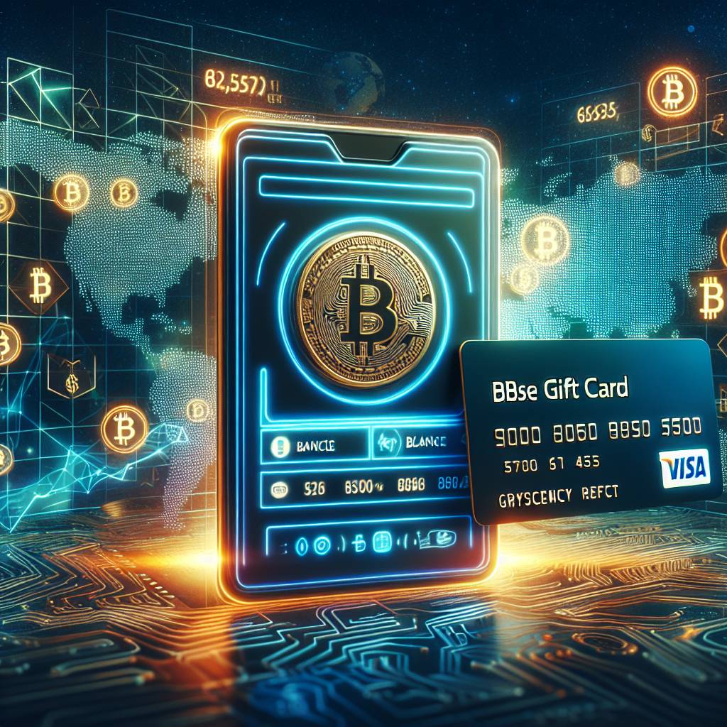 Are there any digital wallets that support checking the balance of a Visa Vanilla gift card using cryptocurrency?