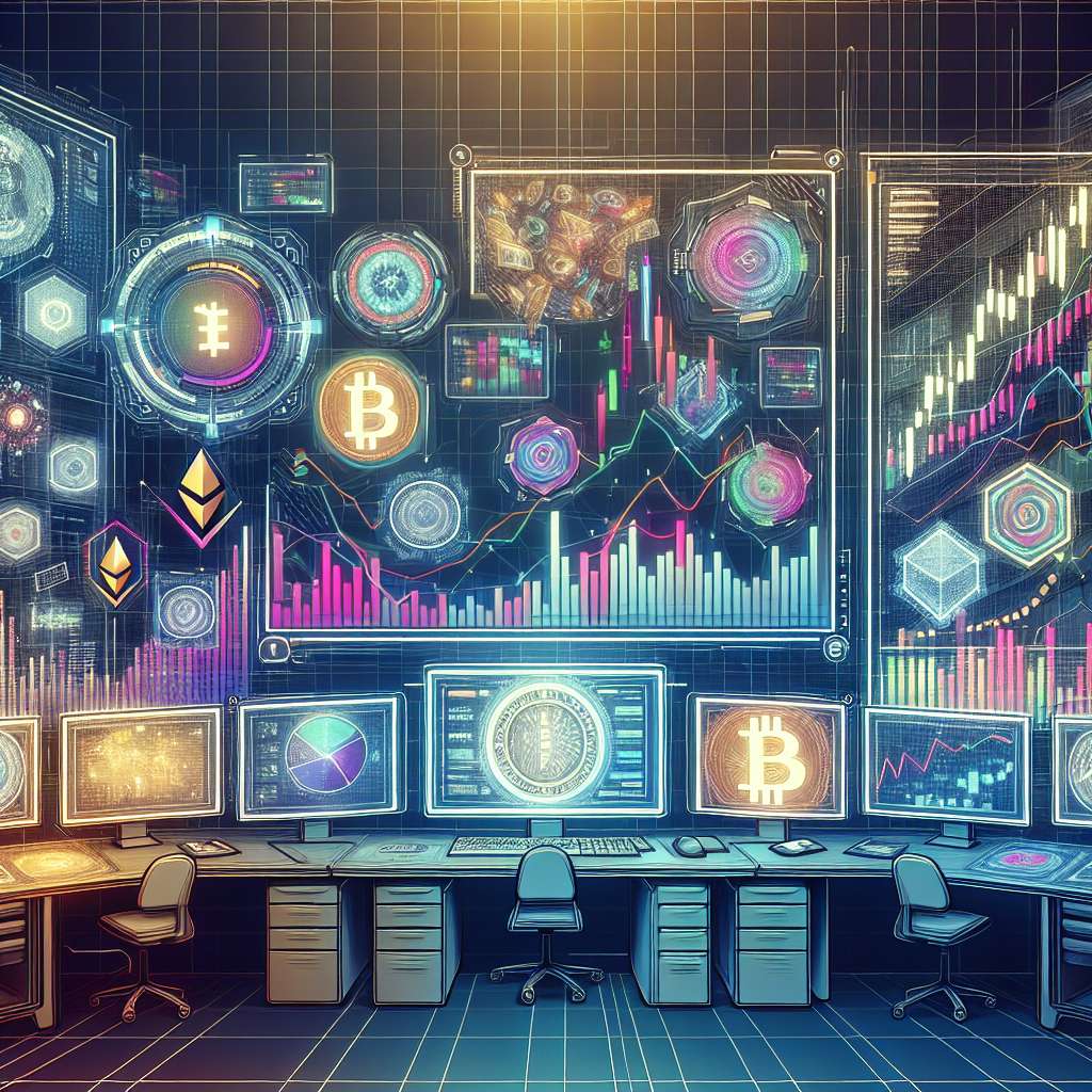 How can I use a stock chart app to analyze the performance of different cryptocurrencies?