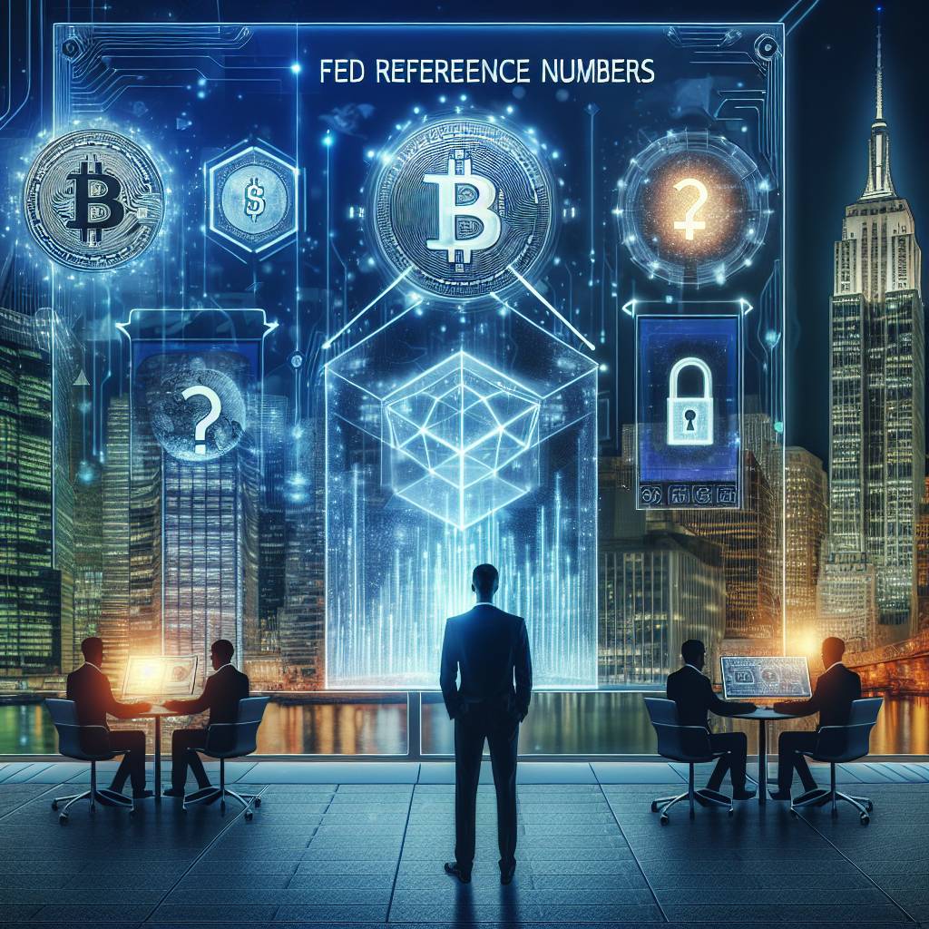 Are there any examples of using fed reference numbers in cryptocurrency exchanges?